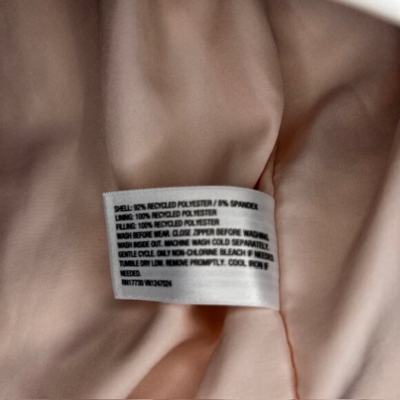 Art Class Shiny Shimmer Puffer Jacket Pink Girl's Size L - Picture 6 of 6